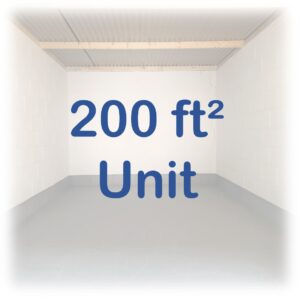 200 Sq Ft Storage Unit - €345 pm (inc vat)