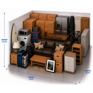 100 Sq Ft Storage Unit